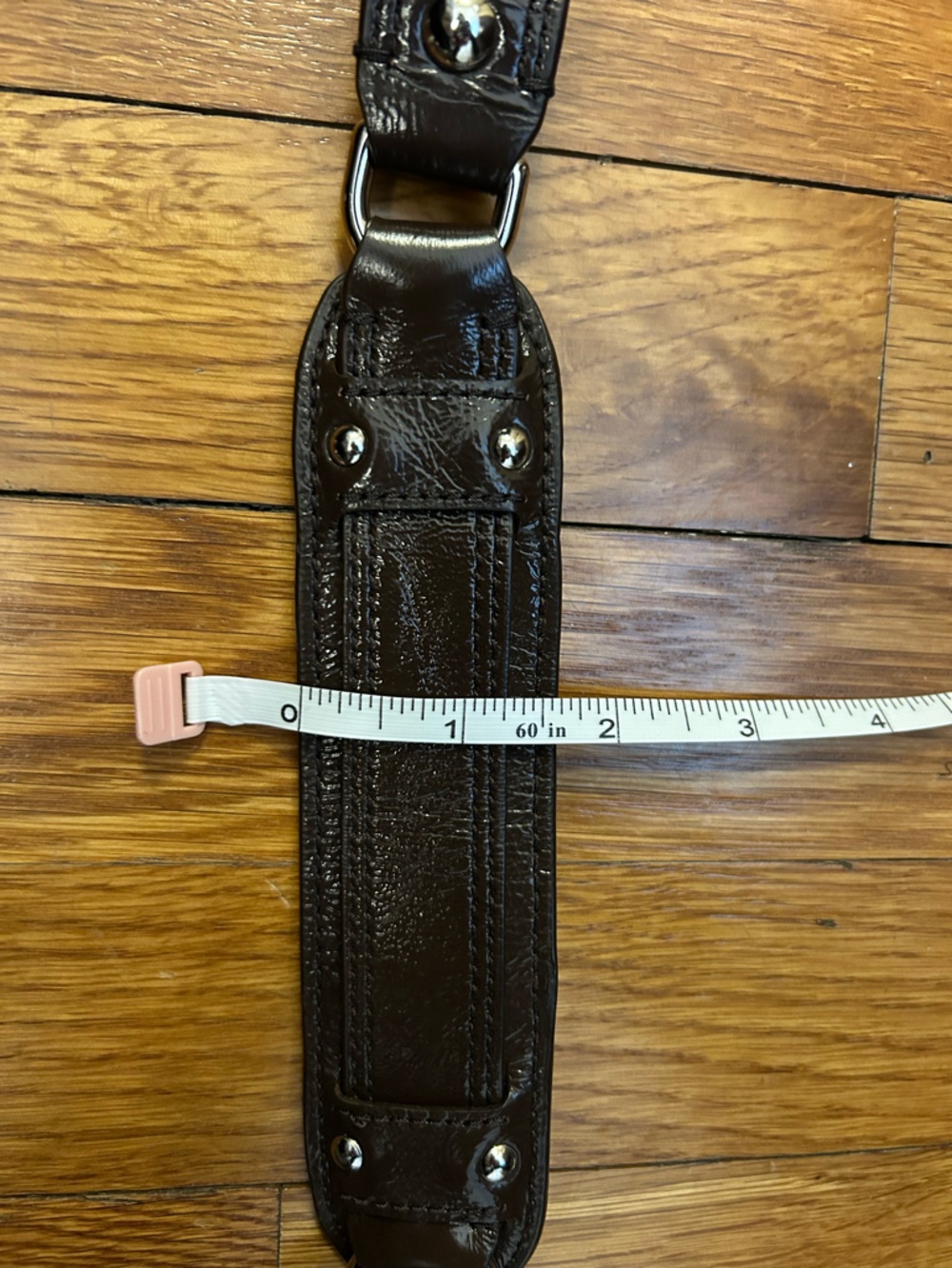 Vintage Coach Satchel Handbag Replacement Strap Patent Leather - Picture 6 of 7